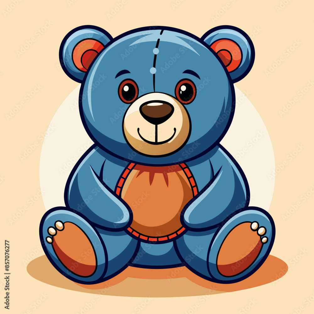 Fototapeta premium illustration of teddy bear 