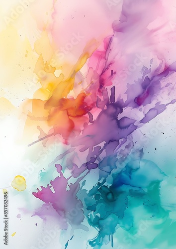 Hand-Painted Watercolor Background 