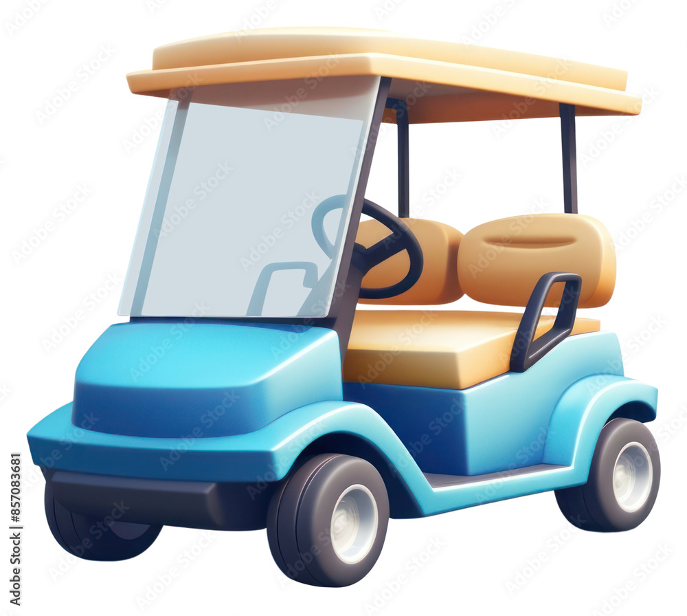 PNG Golf car vehicle white background transportation PNG Golf car vehicle white background transportation
