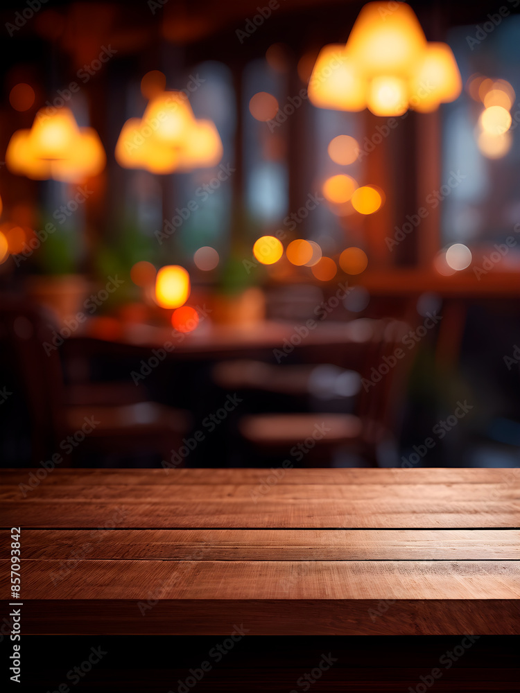 Wooden empty table for your product Wooden empty table for your product