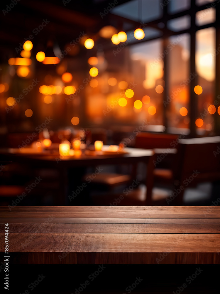Wooden empty table for your product Wooden empty table for your product