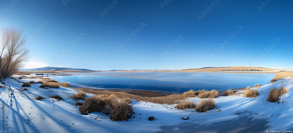 panoramic photo of lake panoramic photo of lake