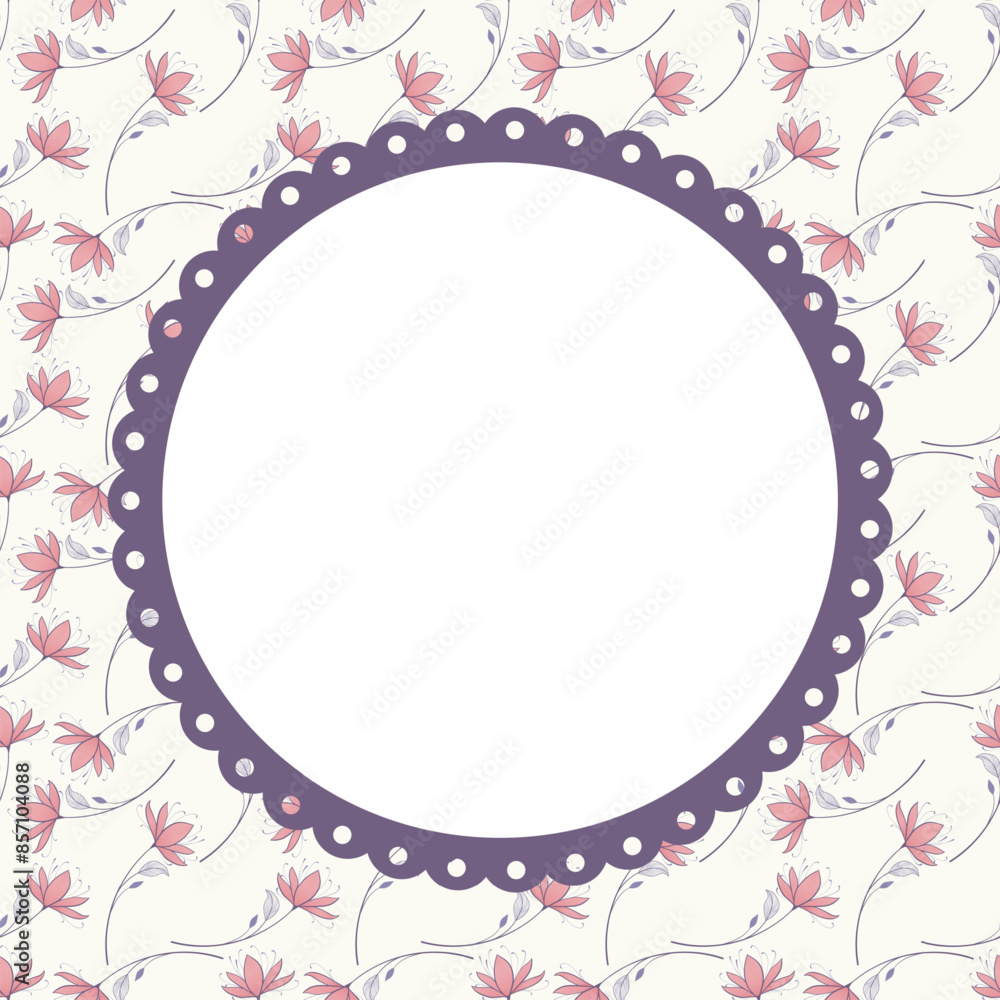 Seamless vector floral pattern, spring summer backdrop. Hand drawn surface pattern design with flowers in garden Seamless vector floral pattern, spring summer backdrop. Hand drawn surface pattern design with flowers in garden