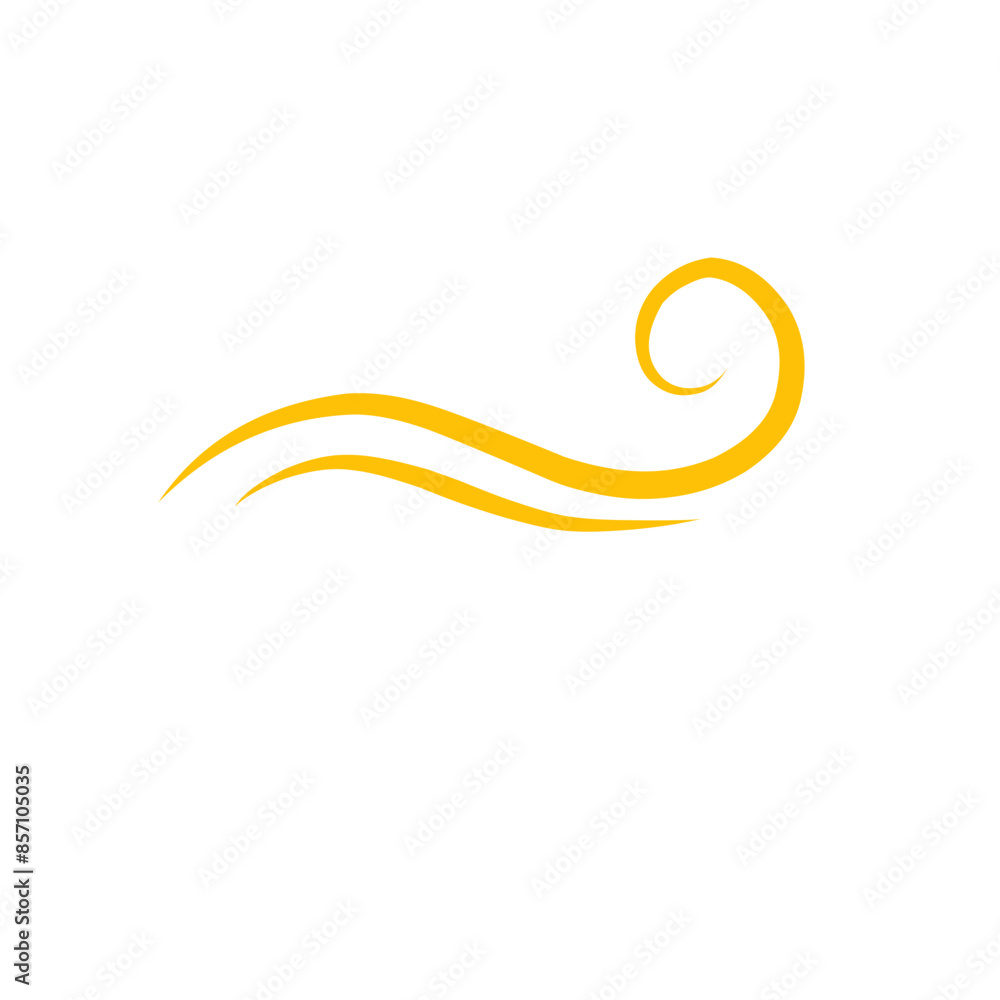 Golden Swirl Swoosh Golden Swirl Swoosh