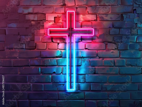 cross on the wall