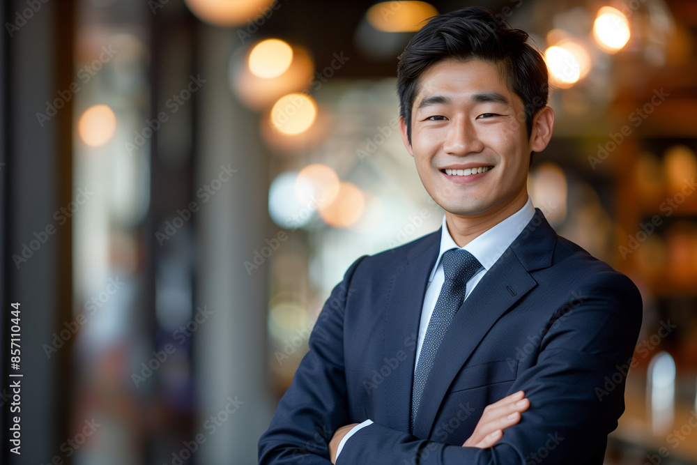 portrait of a smiling young asian businessman portrait of a smiling young asian businessman