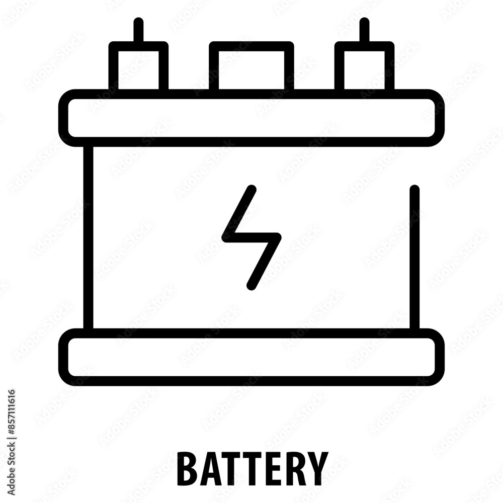 Battery Icon simple and easy to edit for your design elements Battery Icon simple and easy to edit for your design elements