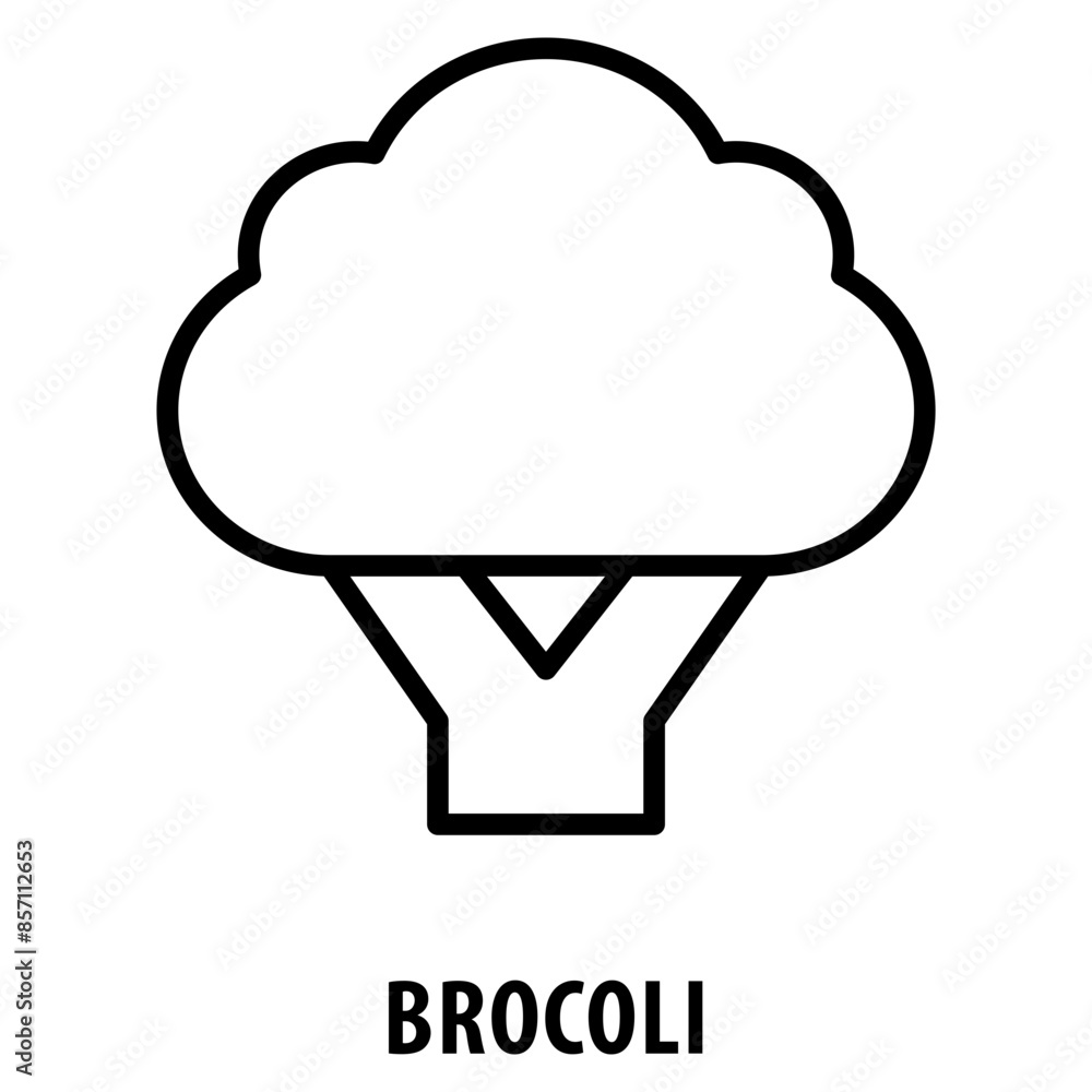Brocoli Icon simple and easy to edit for your design elements Brocoli Icon simple and easy to edit for your design elements