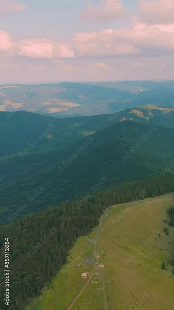 Fantastic view of mountain during summer Fantastic view of mountain during summer