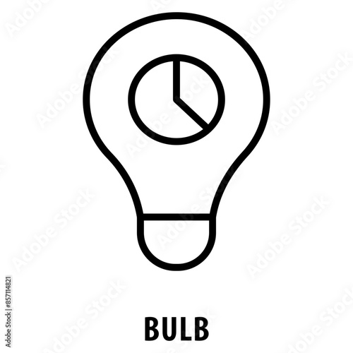 Free Download Bulb Icon simple and easy to edit for your design elements - GFXLoad