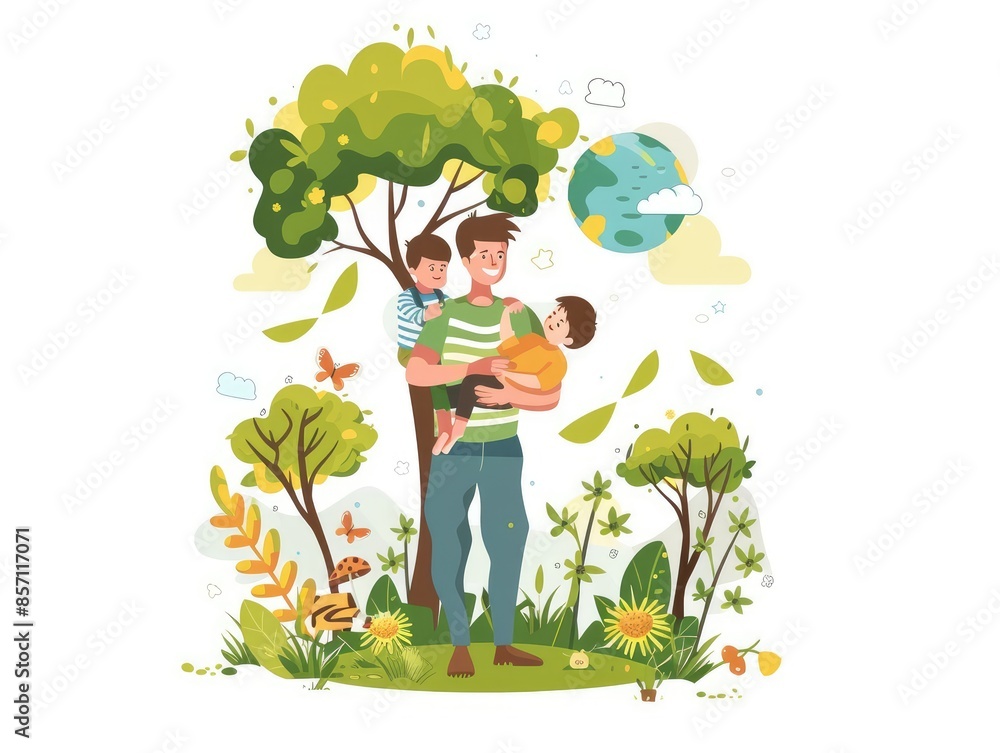 child with a tree child with a tree