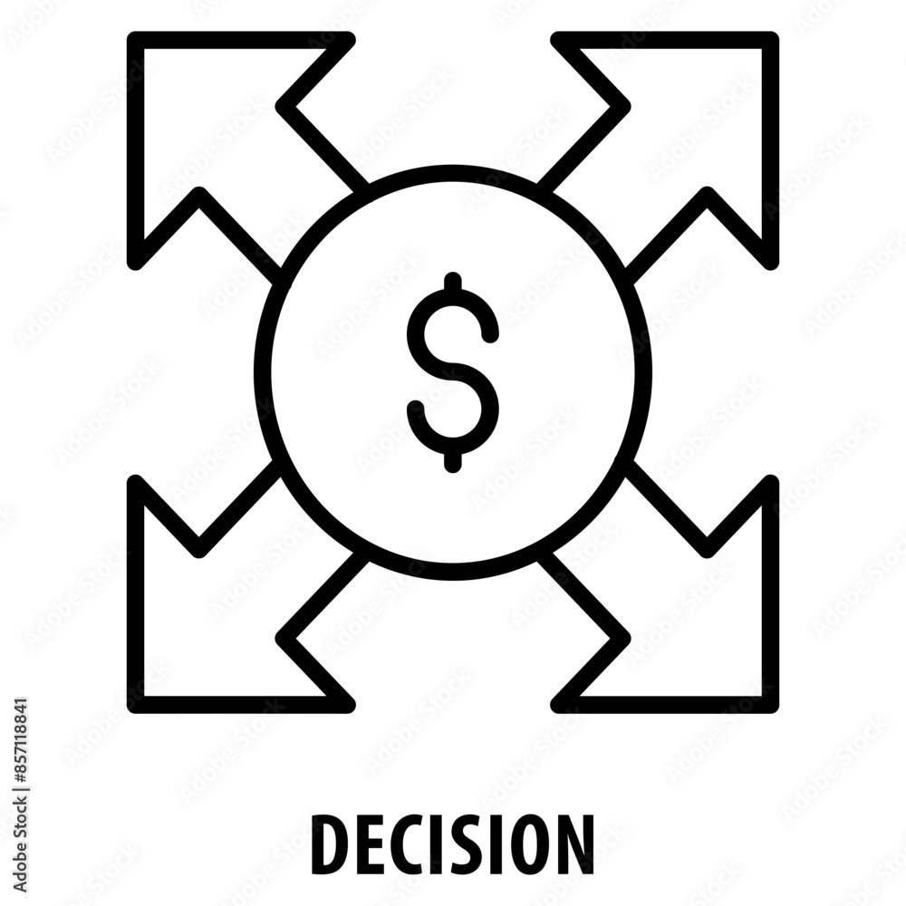 Decision Icon simple and easy to edit for your design elements Decision Icon simple and easy to edit for your design elements