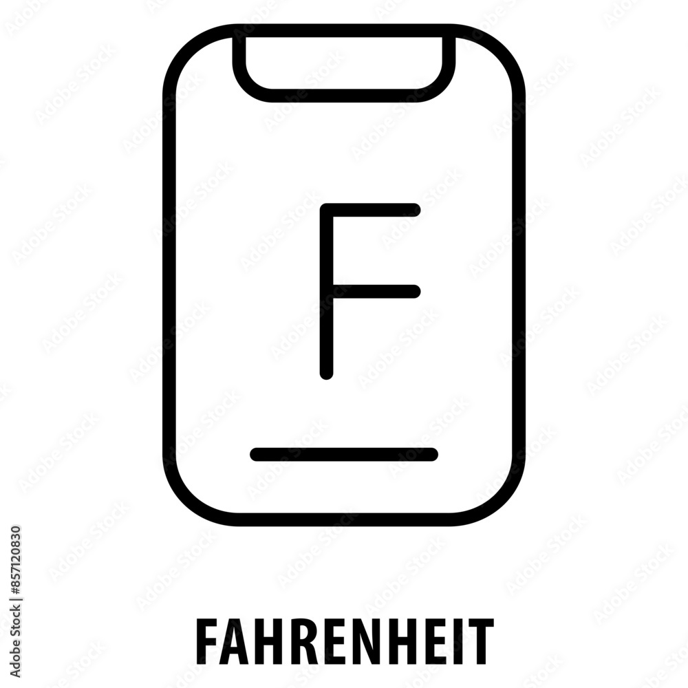 Fahrenheit Icon simple and easy to edit for your design elements Fahrenheit Icon simple and easy to edit for your design elements