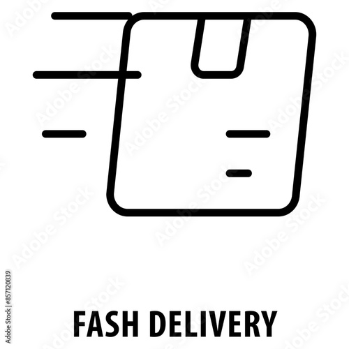 Fash Delivery Icon simple and easy to edit for your design elements