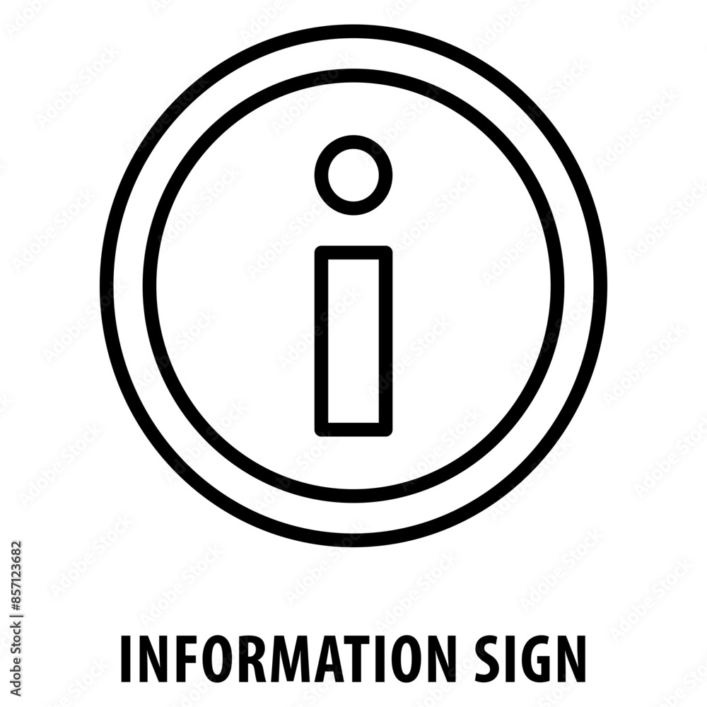 Information Sign Icon simple and easy to edit for your design elements Information Sign Icon simple and easy to edit for your design elements