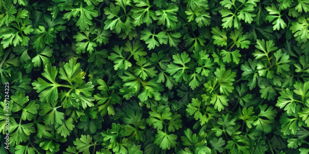 A detailed view of a cluster of green leaves A detailed view of a cluster of green leaves