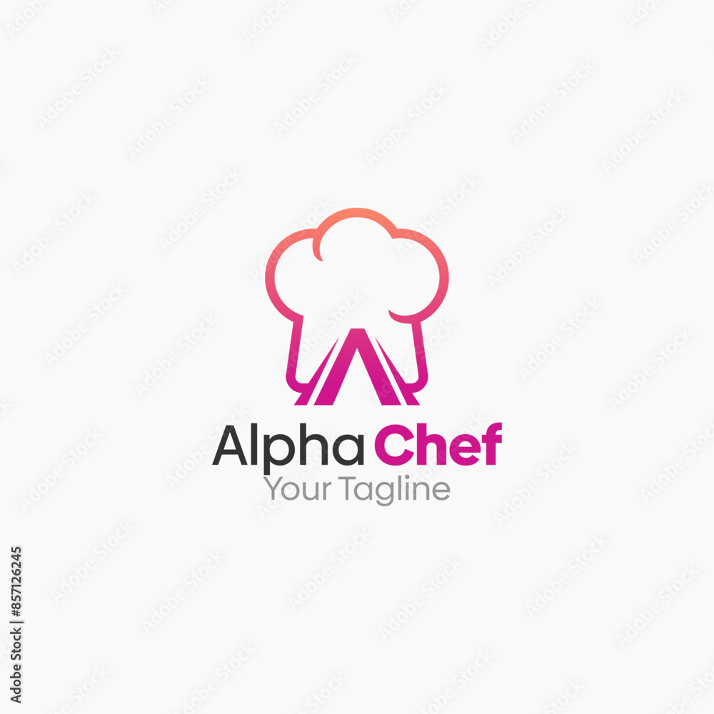 Alpha Chef Logo Vector Template Design. Good for Business, Start up, Agency, and Organization Alpha Chef Logo Vector Template Design. Good for Business, Start up, Agency, and Organization