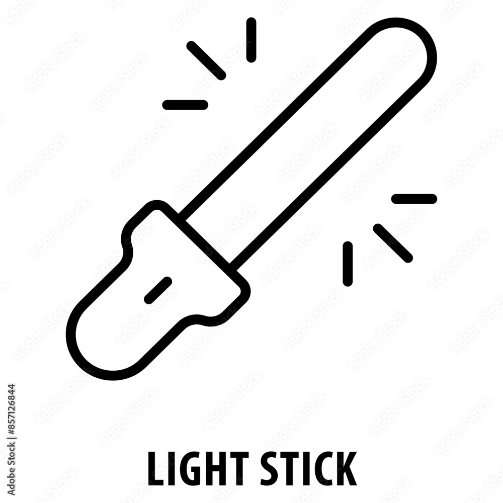 Light Stick Icon simple and easy to edit for your design elements Light Stick Icon simple and easy to edit for your design elements