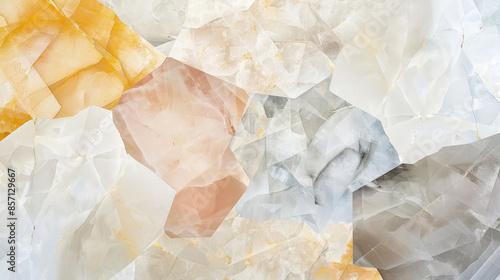 Abstract stone background with soft gradient colors and geometric pattern. Light contemporary surface design
