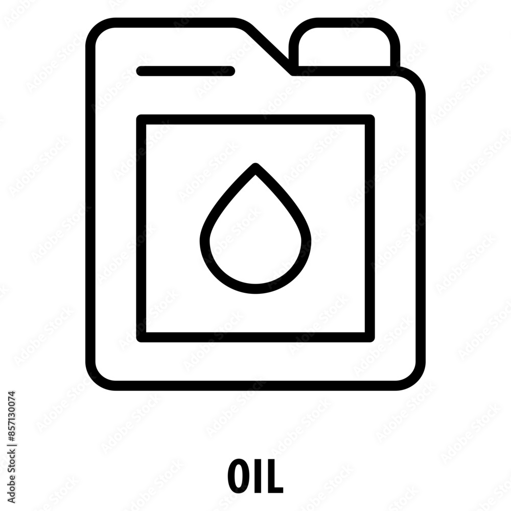 Oil Icon simple and easy to edit for your design elements Oil Icon simple and easy to edit for your design elements