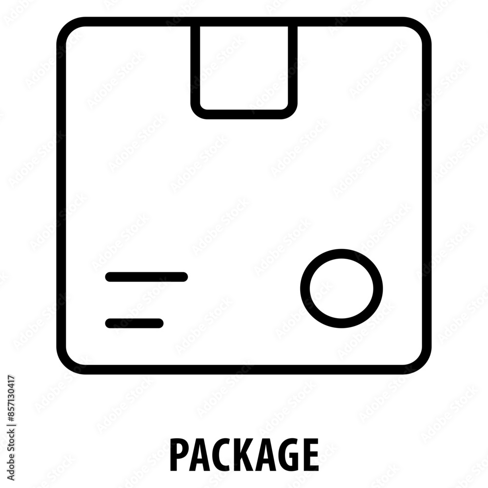 Package Icon simple and easy to edit for your design elements Package Icon simple and easy to edit for your design elements