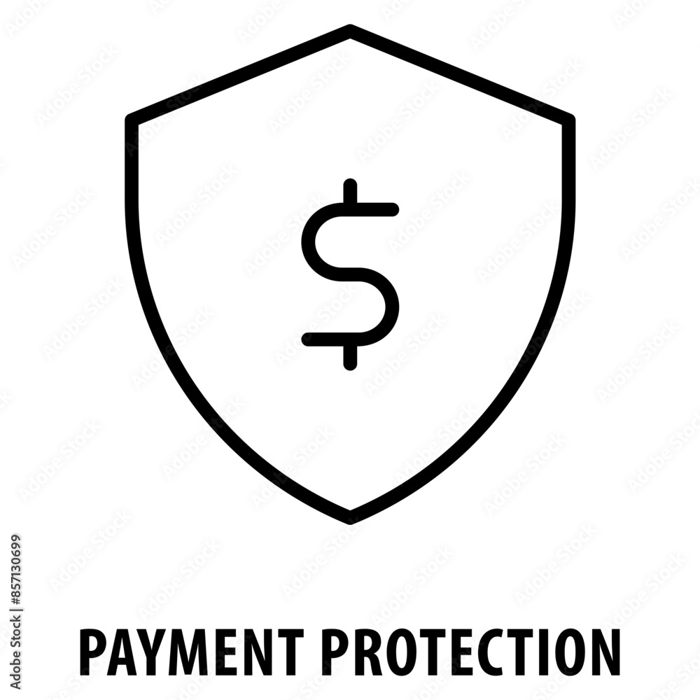 Payment Protection Icon simple and easy to edit for your design elements Payment Protection Icon simple and easy to edit for your design elements