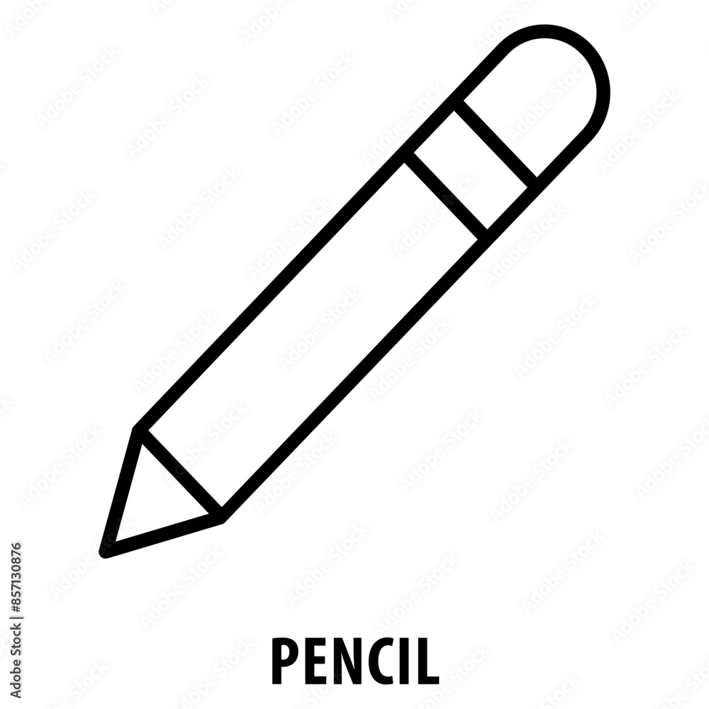 Pencil Icon simple and easy to edit for your design elements Pencil Icon simple and easy to edit for your design elements
