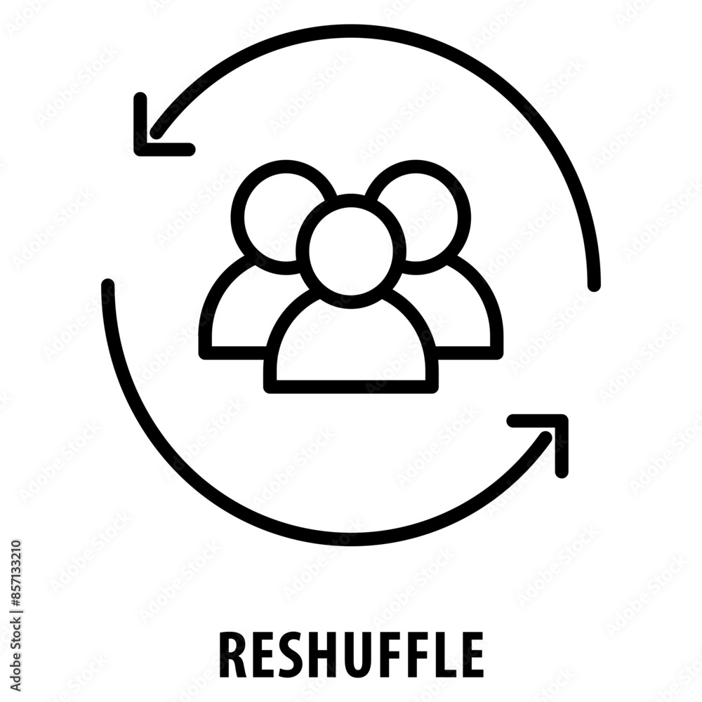 Reshuffle Icon simple and easy to edit for your design elements Reshuffle Icon simple and easy to edit for your design elements