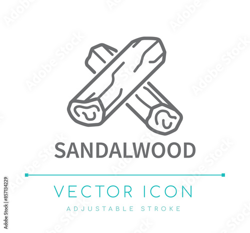 Sandalwood Line Icon