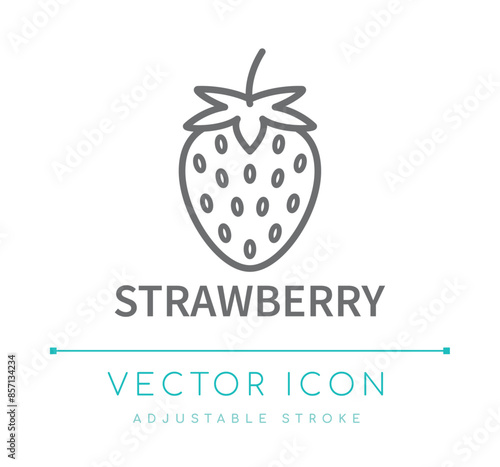 Stawberry Line Icon