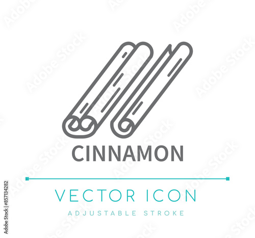 Cinnamon Line Icon