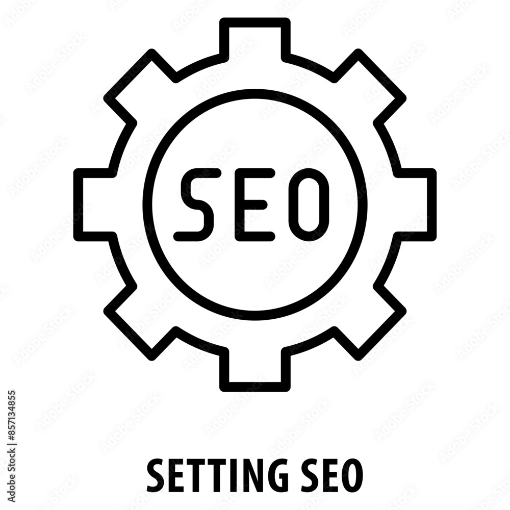Setting SEO Icon simple and easy to edit for your design elements Setting SEO Icon simple and easy to edit for your design elements