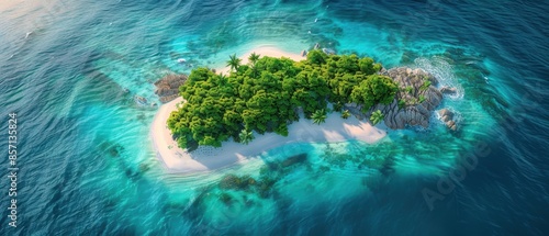 Tropical Island Paradise.