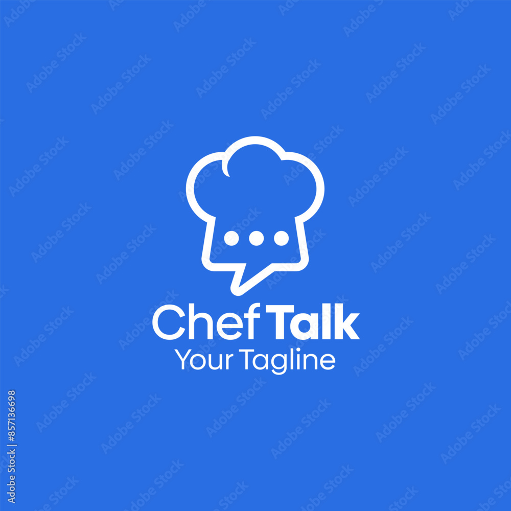 Chef Talk Logo Vector Template Design. Good for Business, Start up, Agency, and Organization Chef Talk Logo Vector Template Design. Good for Business, Start up, Agency, and Organization