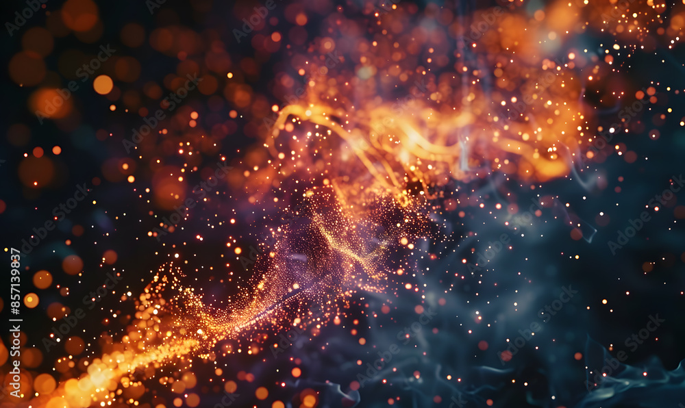 fire spark burn on dark background fire spark burn on dark background