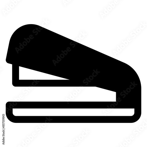 stapler  glyph  icon vector illustration isolated on white background