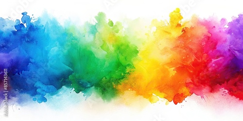 Abstract watercolor background with colorful brush strokes, watercolor, abstract, background, colorful, brush strokes