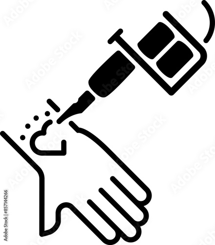 Tattoo Machine icon , vector illustration