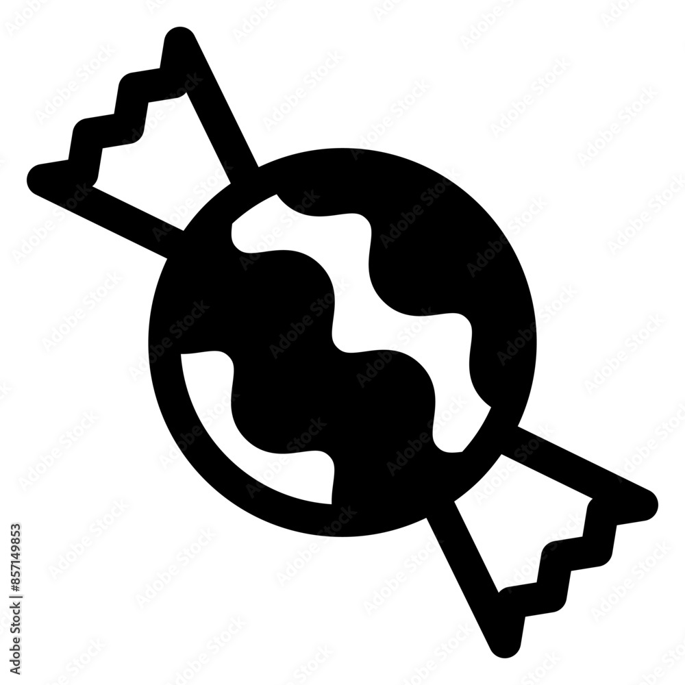 candy glyph icon vector illustration isolated on white background candy glyph icon vector illustration isolated on white background
