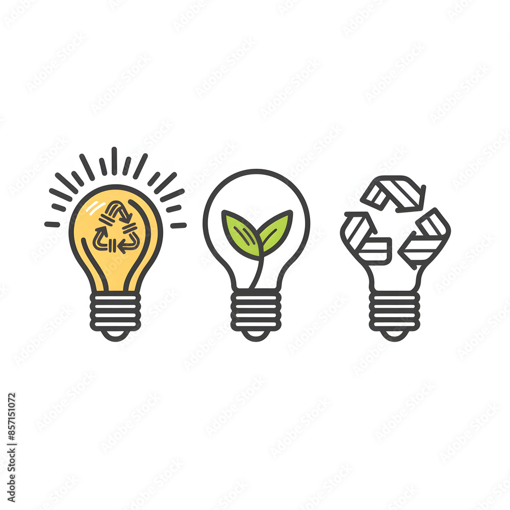 ECO Concept, set of eco icons ECO Concept, set of eco icons