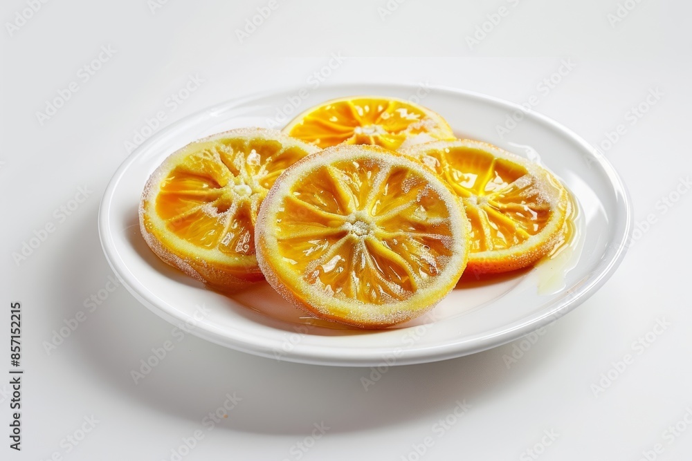 Valencia Orange Elegance: Candied and Glazed Citrus Perfection Valencia Orange Elegance: Candied and Glazed Citrus Perfection