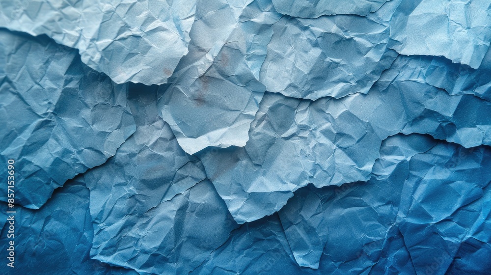 Fototapeta premium Texture of paper in blue hue