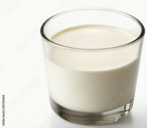 Creamy milk, isolated on white background © Miraz