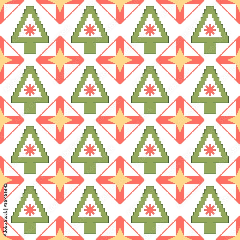 Fabric ethnic seamless pattern Fabric ethnic seamless pattern