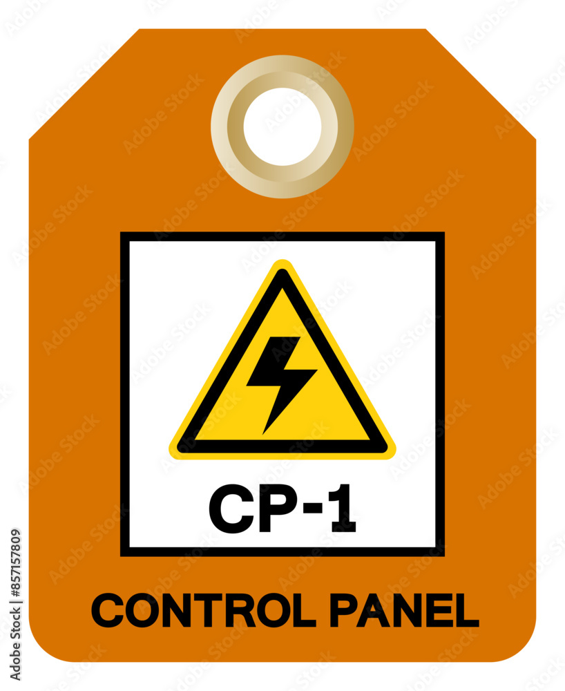 Comp Control Tn Sign Control Panel Tag Label Symbol Sign, Vector Illustration, Isolate On ...