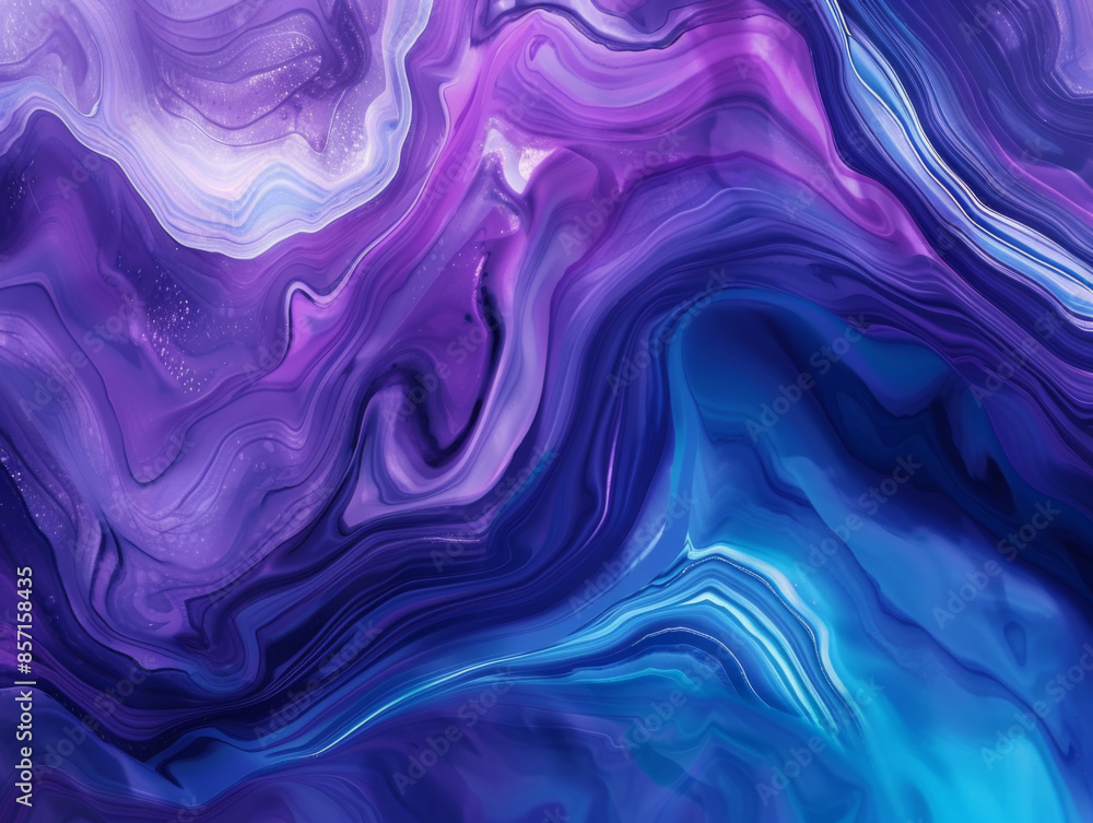 Abstract Purple and Blue Background, Generative AI Illustration Abstract Purple and Blue Background, Generative AI Illustration