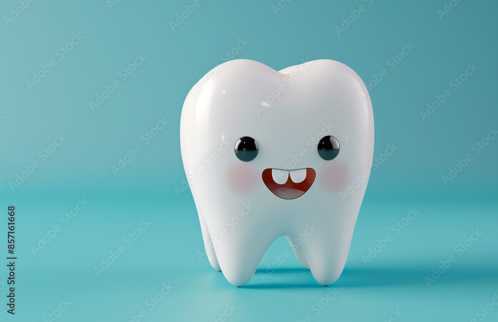 Cute cartoon 3d tooth. Cute cartoon 3d tooth.