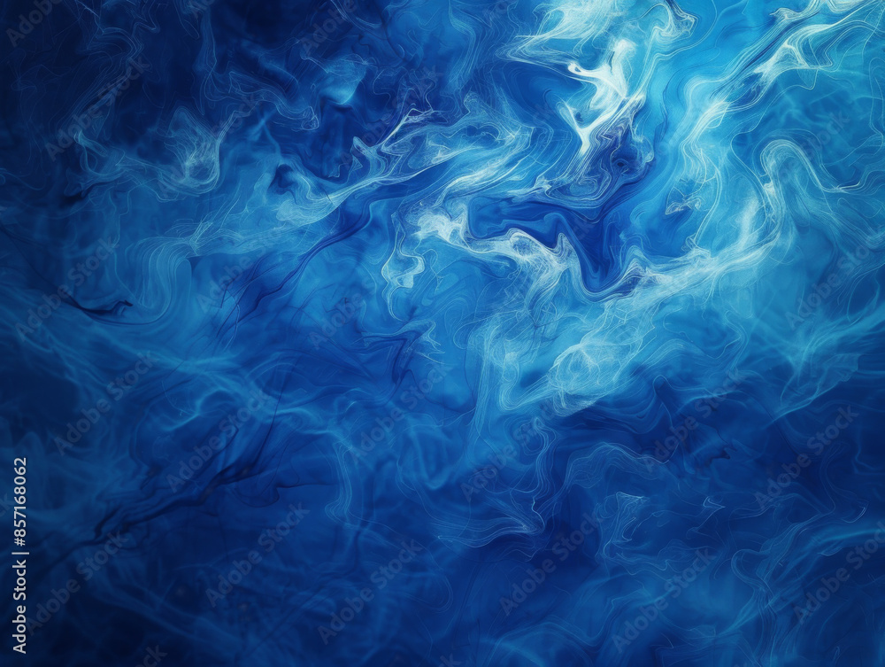 Obraz premium Abstract Blue Background, Generative AI Illustration