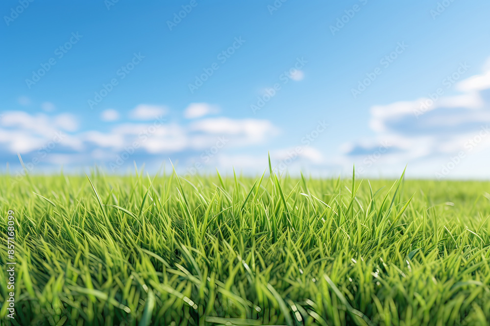 Obraz premium Breathtaking Views: Hilly Landscapes with Bright Clouds