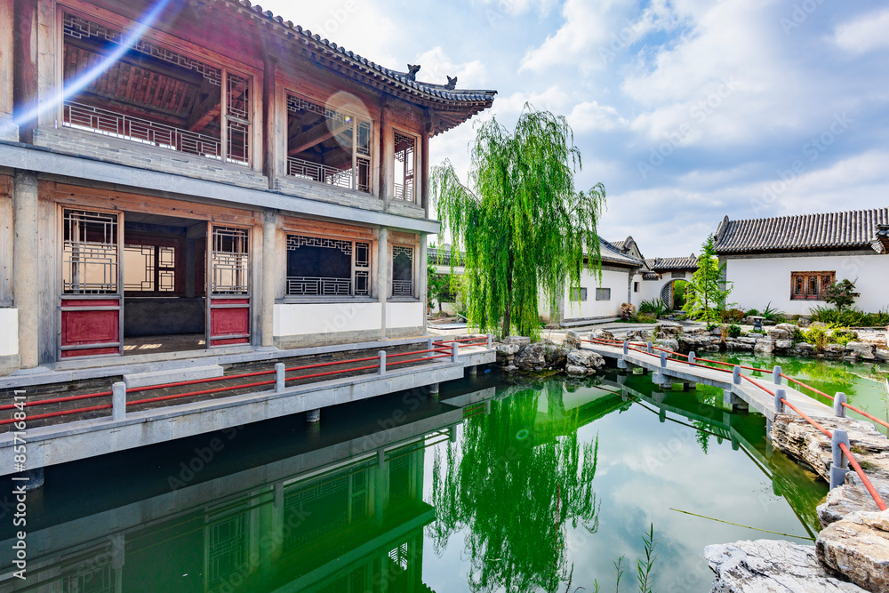 Obraz premium View of Rongzi winery, Xiangning County, Linfen City, Shanxi Province